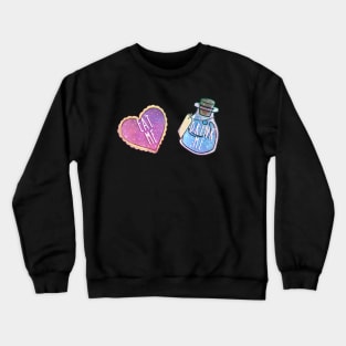 Eat Me, Drink Me (Alice in Wonderland) Crewneck Sweatshirt